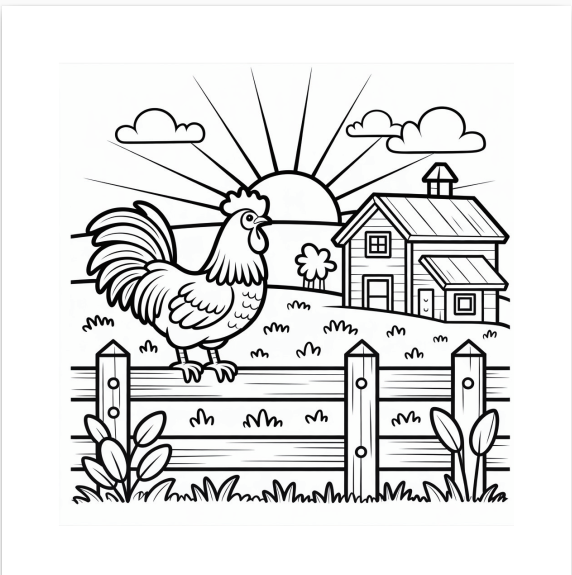 Mein Malbuch vom Bauernhof: 50 tolle Ausmalbilder für Kids ab 5