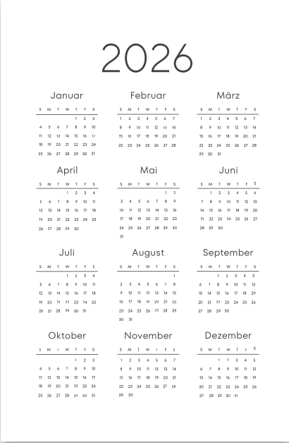 Kalender 2026: Das Jahr des Feuerpferdes | Jahresplaner & Terminplaner 2026